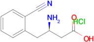 (R)-3-Amino-4-(2-cyanophenyl)butanoic acid hydrochloride