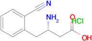 (S)-3-Amino-4-(2-cyanophenyl)butanoic acid hydrochloride