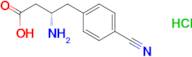 (S)-3-Amino-4-(4-cyanophenyl)butanoic acid hydrochloride