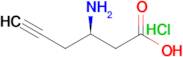 (R)-3-Aminohex-5-ynoic acid hydrochloride
