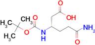 (S)-6-Amino-3-((tert-butoxycarbonyl)amino)-6-oxohexanoic acid