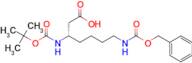 (S)-7-(((Benzyloxy)carbonyl)amino)-3-((tert-butoxycarbonyl)amino)heptanoic acid