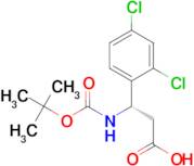 (S)-3-((tert-Butoxycarbonyl)amino)-3-(2,4-dichlorophenyl)propanoic acid