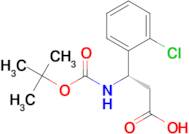 (S)-3-((tert-Butoxycarbonyl)amino)-3-(2-chlorophenyl)propanoic acid