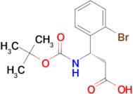 (S)-3-(2-Bromophenyl)-3-((tert-butoxycarbonyl)amino)propanoic acid