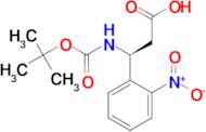 (S)-3-((tert-Butoxycarbonyl)amino)-3-(2-nitrophenyl)propanoic acid