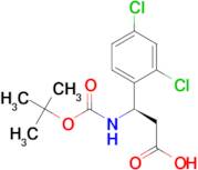 (R)-3-((tert-Butoxycarbonyl)amino)-3-(2,4-dichlorophenyl)propanoic acid