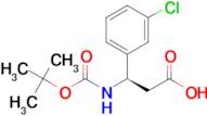 (R)-3-((tert-Butoxycarbonyl)amino)-3-(3-chlorophenyl)propanoic acid