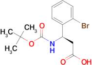 (R)-3-(2-Bromophenyl)-3-((tert-butoxycarbonyl)amino)propanoic acid