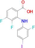 3,4-Difluoro-2-((2-fluoro-4-iodophenyl)amino)benzoic acid