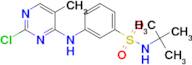 N-(tert-Butyl)-3-((2-chloro-5-methylpyrimidin-4-yl)amino)benzenesulfonamide