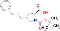 (2S,4R)-1-(tert-Butoxycarbonyl)-4-(3-phenylpropyl)pyrrolidine-2-carboxylic acid