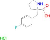 (S)-2-(4-Fluorobenzyl)pyrrolidine-2-carboxylic acid hydrochloride