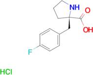 (R)-2-(4-Fluorobenzyl)pyrrolidine-2-carboxylic acid hydrochloride