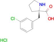 (R)-2-(3-Chlorobenzyl)pyrrolidine-2-carboxylic acid hydrochloride