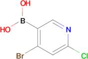 (4-Bromo-6-chloropyridin-3-yl)boronic acid