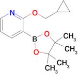 2-(Cyclopropylmethoxy)-3-(4,4,5,5-tetramethyl-1,3,2-dioxaborolan-2-yl)pyridine