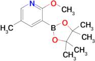 2-Methoxy-5-methyl-3-(4,4,5,5-tetramethyl-1,3,2-dioxaborolan-2-yl)pyridine