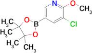 3-Chloro-2-methoxy-5-(4,4,5,5-tetramethyl-1,3,2-dioxaborolan-2-yl)pyridine