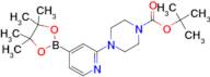 tert-Butyl 4-(4-(4,4,5,5-tetramethyl-1,3,2-dioxaborolan-2-yl)pyridin-2-yl)piperazine-1-carboxylate