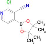 2-Chloro-4-(4,4,5,5-tetramethyl-1,3,2-dioxaborolan-2-yl)nicotinonitrile