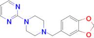 2-(4-(Benzo[d][1,3]dioxol-5-ylmethyl)piperazin-1-yl)pyrimidine