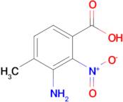 3-Amino-4-methyl-2-nitrobenzoic acid