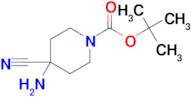 tert-Butyl 4-amino-4-cyanopiperidine-1-carboxylate