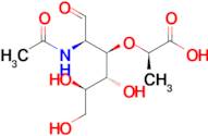(R)-2-(((2R,3R,4R,5R)-2-Acetamido-4,5,6-trihydroxy-1-oxohexan-3-yl)oxy)propanoic acid
