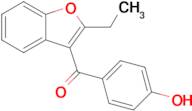 (2-Ethylbenzofuran-3-yl)(4-hydroxyphenyl)methanone