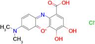 1-Carboxy-7-(dimethylamino)-3,4-dihydroxyphenoxazin-5-ium chloride