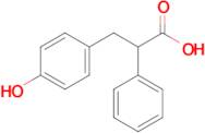 3-(4-Hydroxyphenyl)-2-phenylpropanoic acid