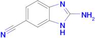 2-Amino-1H-benzo[d]imidazole-5-carbonitrile