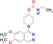 1-(6,7-Dimethoxyphthalazin-1-yl)piperidin-4-yl ethylcarbamate