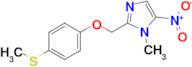 1-Methyl-2-((4-(methylthio)phenoxy)methyl)-5-nitro-1H-imidazole