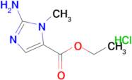 Ethyl 2-amino-1-methyl-1H-imidazole-5-carboxylate hydrochloride