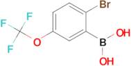 (2-Bromo-5-(trifluoromethoxy)phenyl)boronic acid