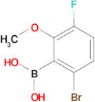 (6-Bromo-3-fluoro-2-methoxyphenyl)boronic acid