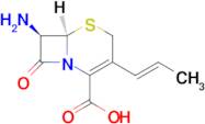 (6R,7R)-7-Amino-8-oxo-3-(prop-1-en-1-yl)-5-thia-1-azabicyclo[4.2.0]oct-2-ene-2-carboxylic acid