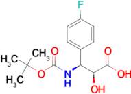 (2S,3S)-3-((tert-Butoxycarbonyl)amino)-3-(4-fluorophenyl)-2-hydroxypropanoic acid