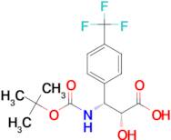 (2R,3R)-3-((tert-Butoxycarbonyl)amino)-2-hydroxy-3-(4-(trifluoromethyl)phenyl)propanoic acid