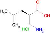 (R)-2-(Aminomethyl)-4-methylpentanoic acid hydrochloride