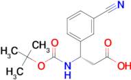 (S)-3-((tert-Butoxycarbonyl)amino)-3-(3-cyanophenyl)propanoic acid
