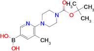 (6-(4-(tert-Butoxycarbonyl)piperazin-1-yl)-5-methylpyridin-3-yl)boronic acid