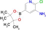 2-Chloro-5-(4,4,5,5-tetramethyl-1,3,2-dioxaborolan-2-yl)pyridin-3-amine