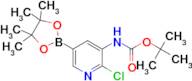 tert-Butyl (2-chloro-5-(4,4,5,5-tetramethyl-1,3,2-dioxaborolan-2-yl)pyridin-3-yl)carbamate