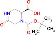 (S)-1-(tert-Butoxycarbonyl)-5-oxopiperazine-2-carboxylic acid