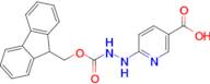 6-(2-(((9H-Fluoren-9-yl)methoxy)carbonyl)hydrazinyl)nicotinic acid