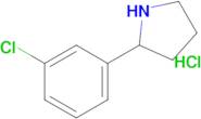 2-(3-Chlorophenyl)pyrrolidine hydrochloride