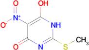 2-(Methylthio)-5-nitropyrimidine-4,6-diol